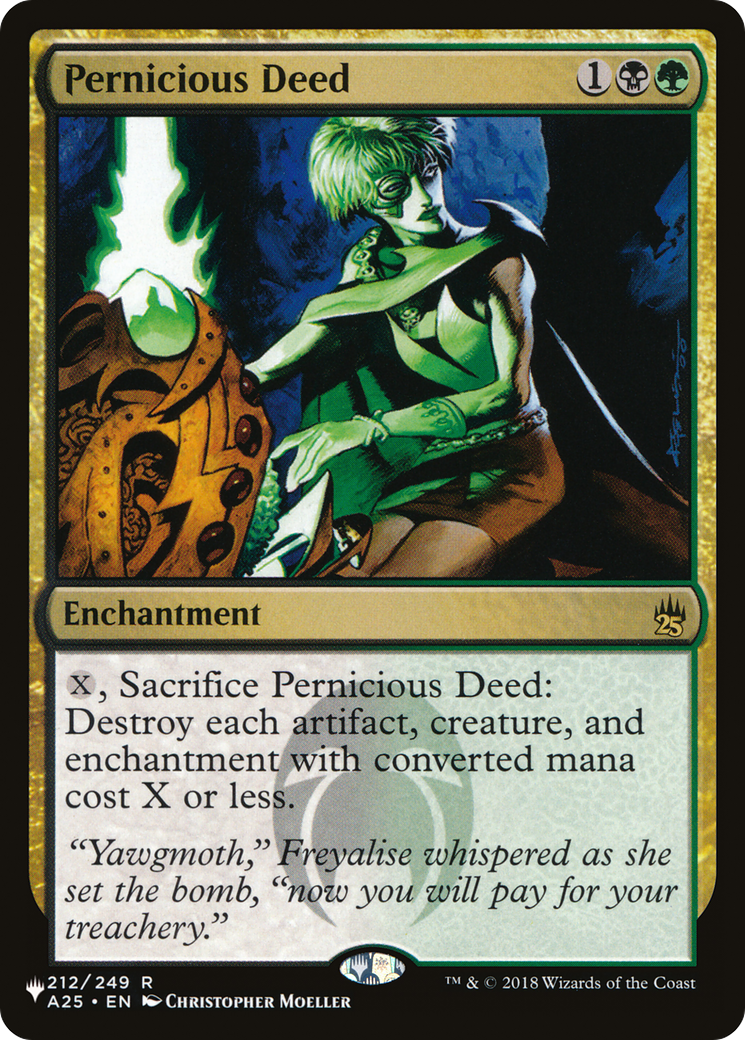Pernicious Deed (LIST-A25-212) - The List