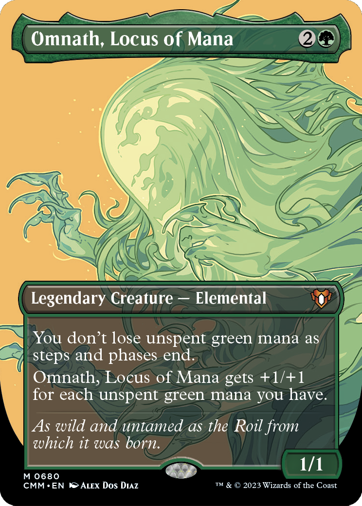 Omnath, Locus of Mana (Borderless) (CMM-680) - Commander Masters
