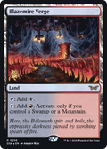 Blazemire Verge (PRE-256) - Duskmourn: House of Horror Promos Foil