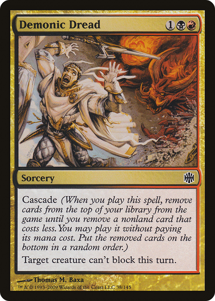 Demonic Dread (ARB-038) - Alara Reborn Foil