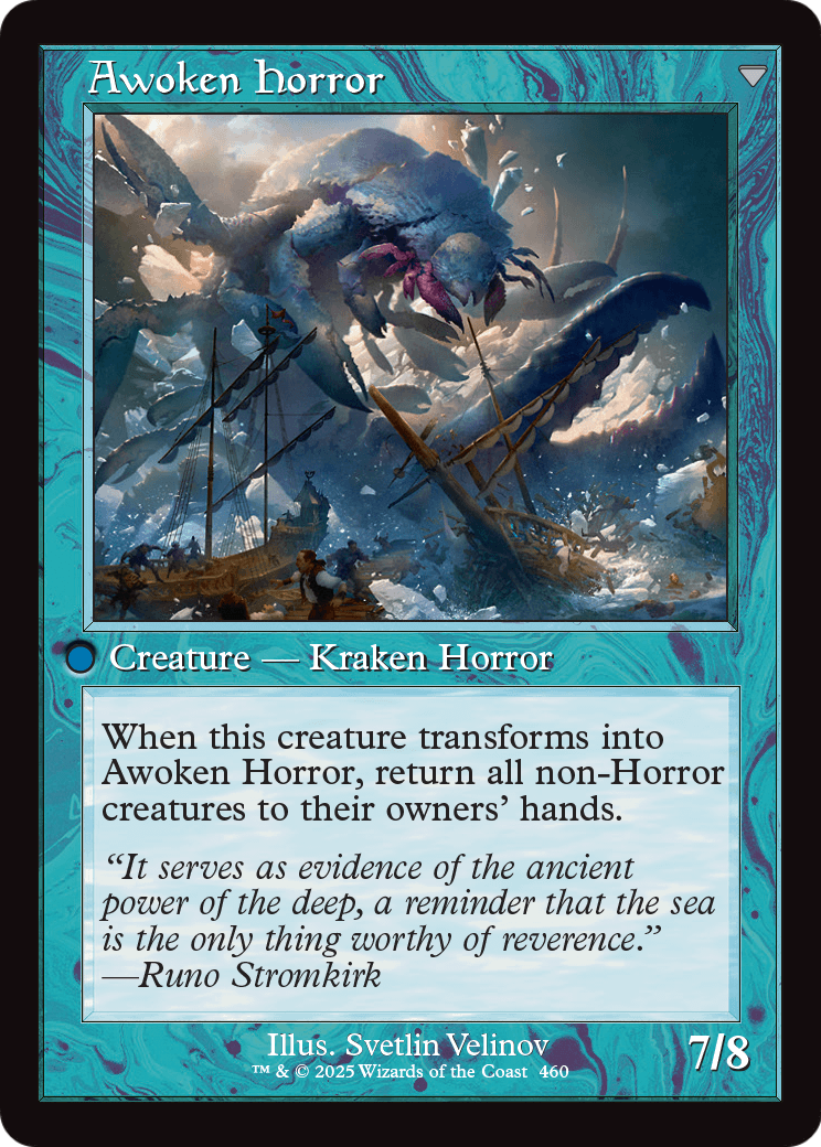 Thing in the Ice (Retro Frame) (INR-460) - Innistrad Remastered Foil