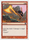Lava Axe (9ED-200) - 9th Edition Foil