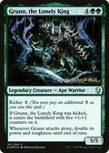 Grunn, the Lonely King (PRE-165S) - Dominaria Promos Foil