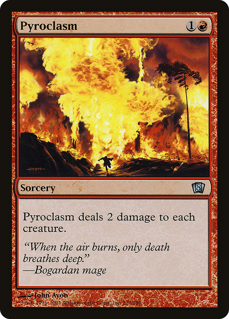 Pyroclasm (8ED-210) - 8th Edition Foil