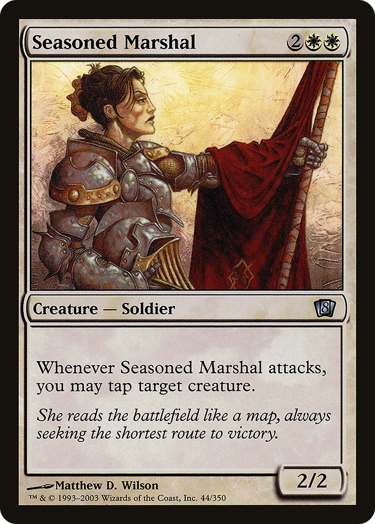 Seasoned Marshal (8ED-044) - 8th Edition Foil