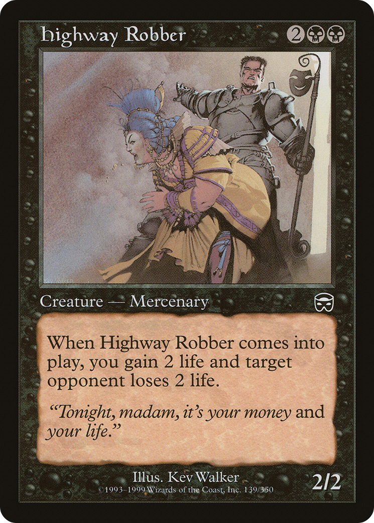 Highway Robber (MMQ-139) - Mercadian Masques Foil