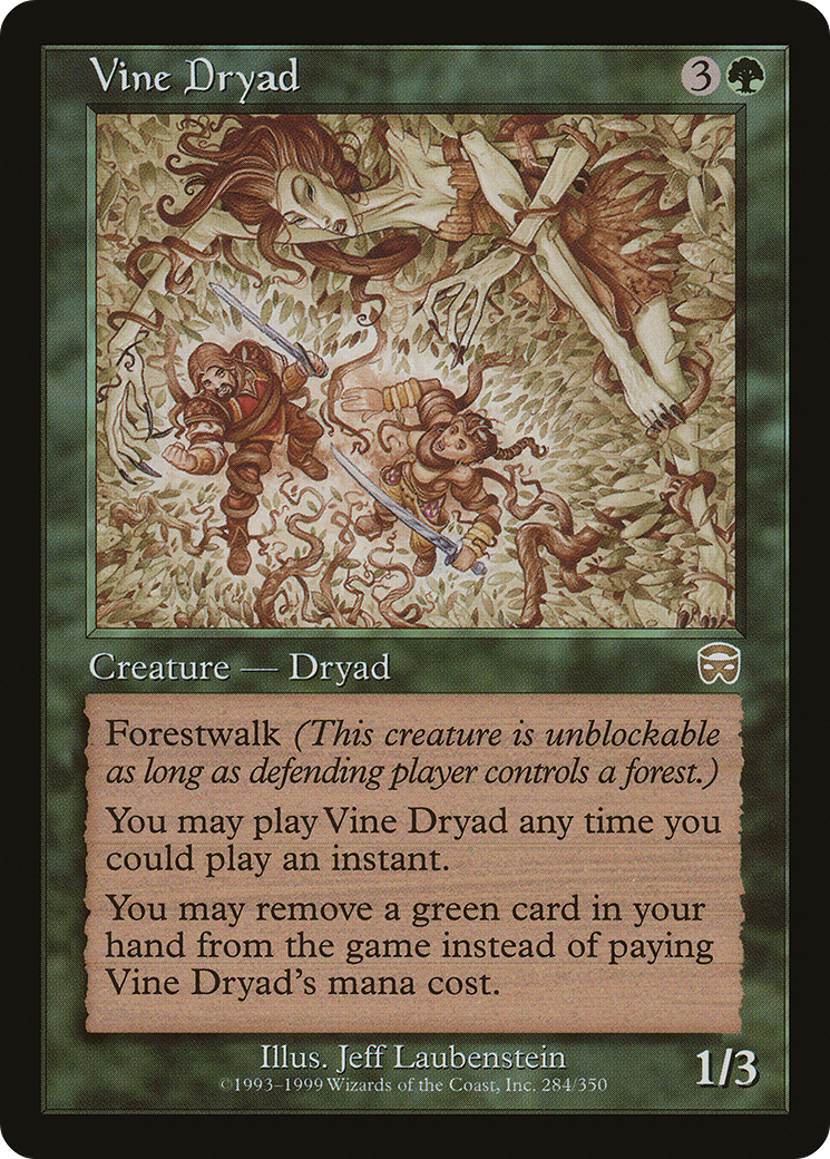 Vine Dryad (MMQ-284) - Mercadian Masques