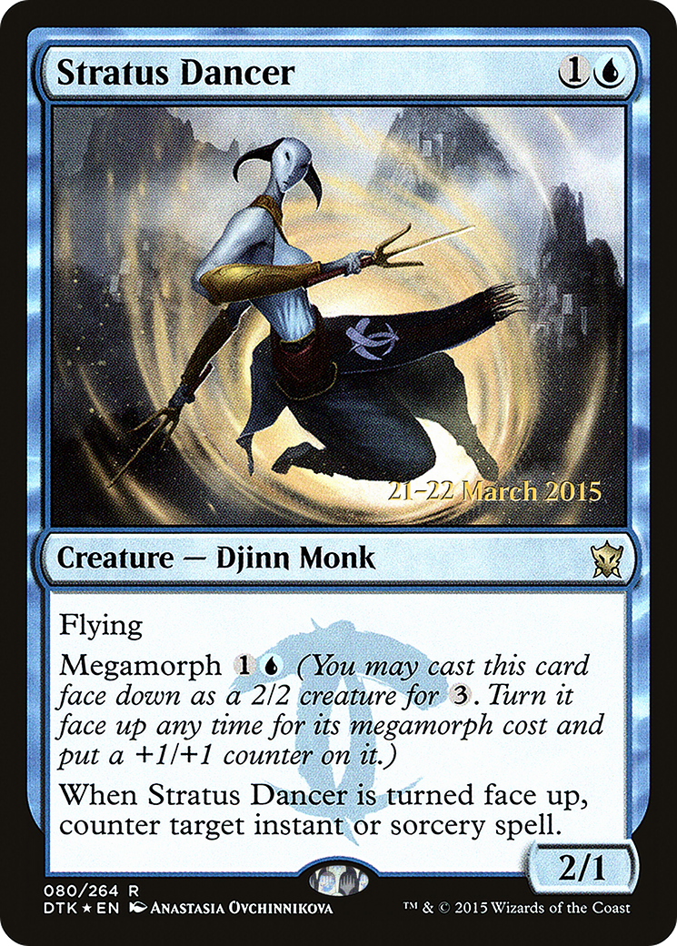 Stratus Dancer (PRE-80S) - Dragons of Tarkir Promos Foil