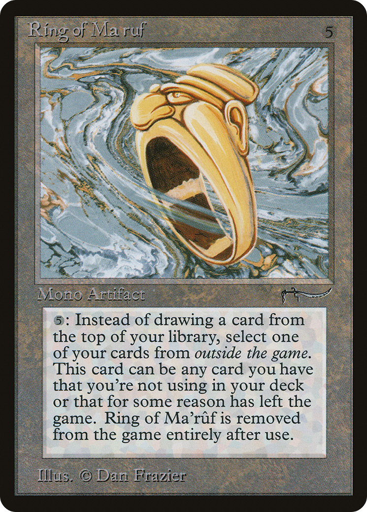 Ring of Ma'ruf (ARN-) - Arabian Nights