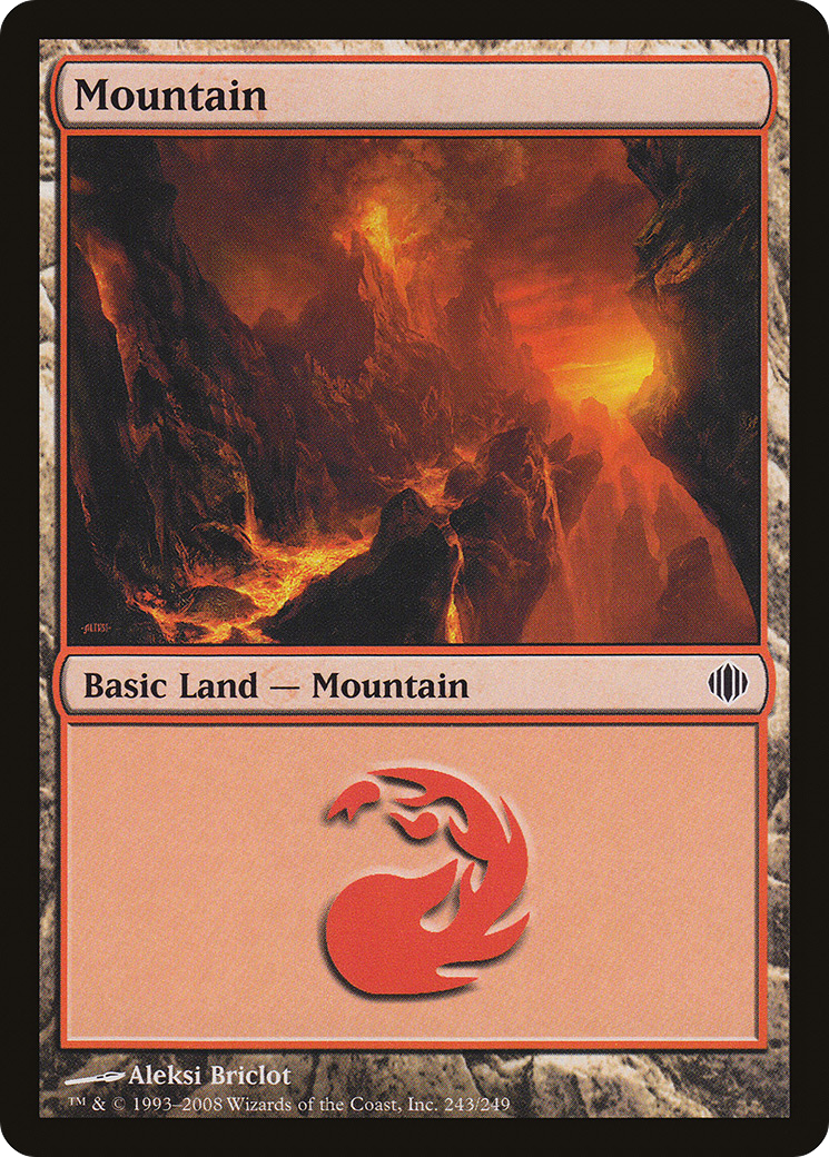 Mountain (243) (ALA-243) - Shards of Alara Foil