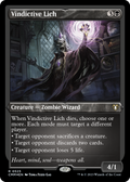 Vindictive Lich (Foil Etched) (CMM-525) - Commander Masters Foil