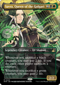 Savra, Queen of the Golgari (Anime Borderless) (RVR-440) - Ravnica Remastered Foil