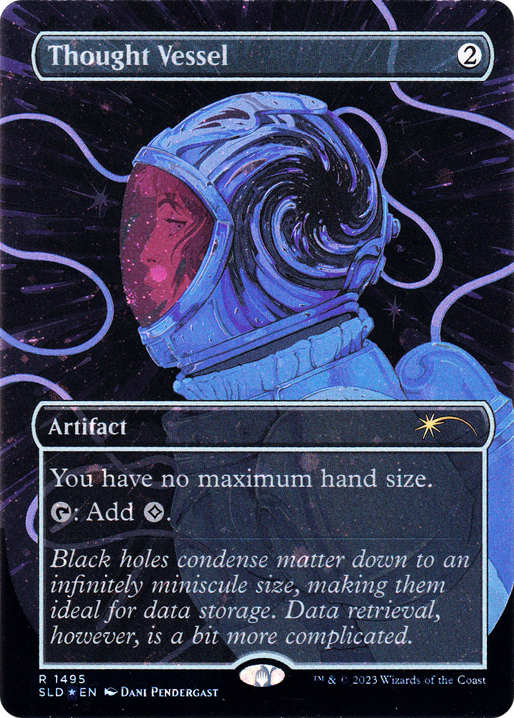 Thought Vessel (Galaxy Foil) (SLD-1495) - Secret Lair Drop (Borderless) Foil