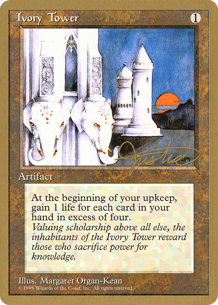 Ivory Tower - 1996 Mark Justice (4ED) (WCD-) - Pro Tour Collector Set