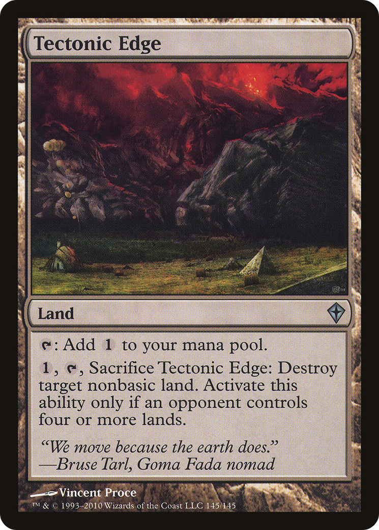 Tectonic Edge (WWK-145) - Worldwake Foil