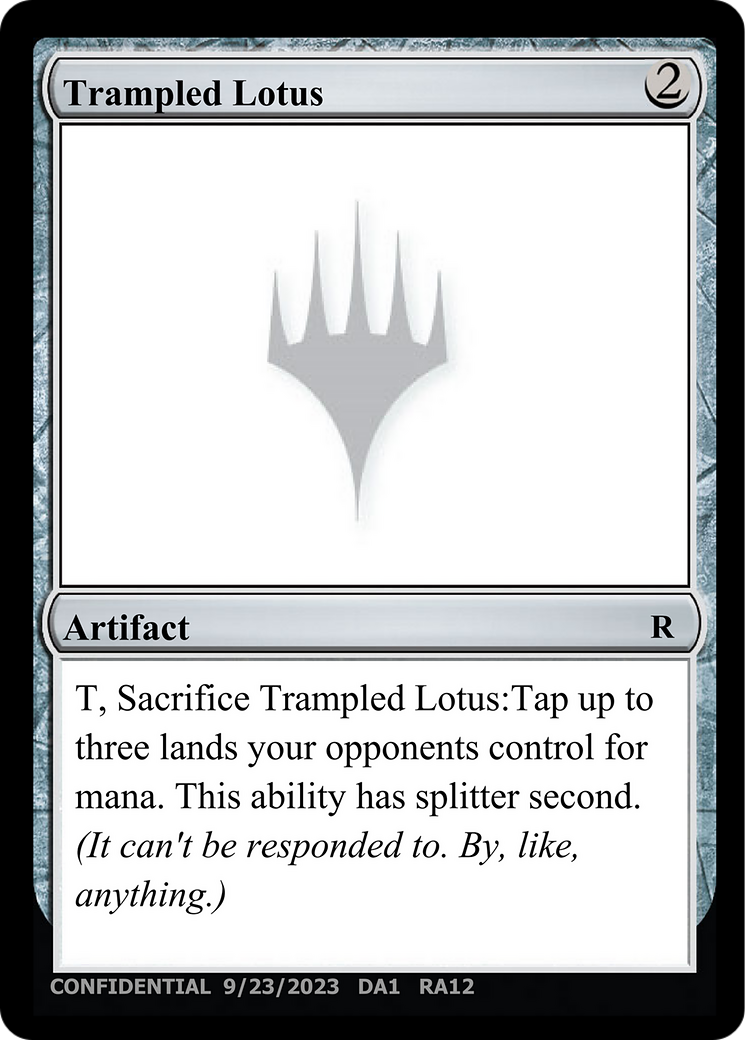 Trampled Lotus (UNK-) - Unknown Event