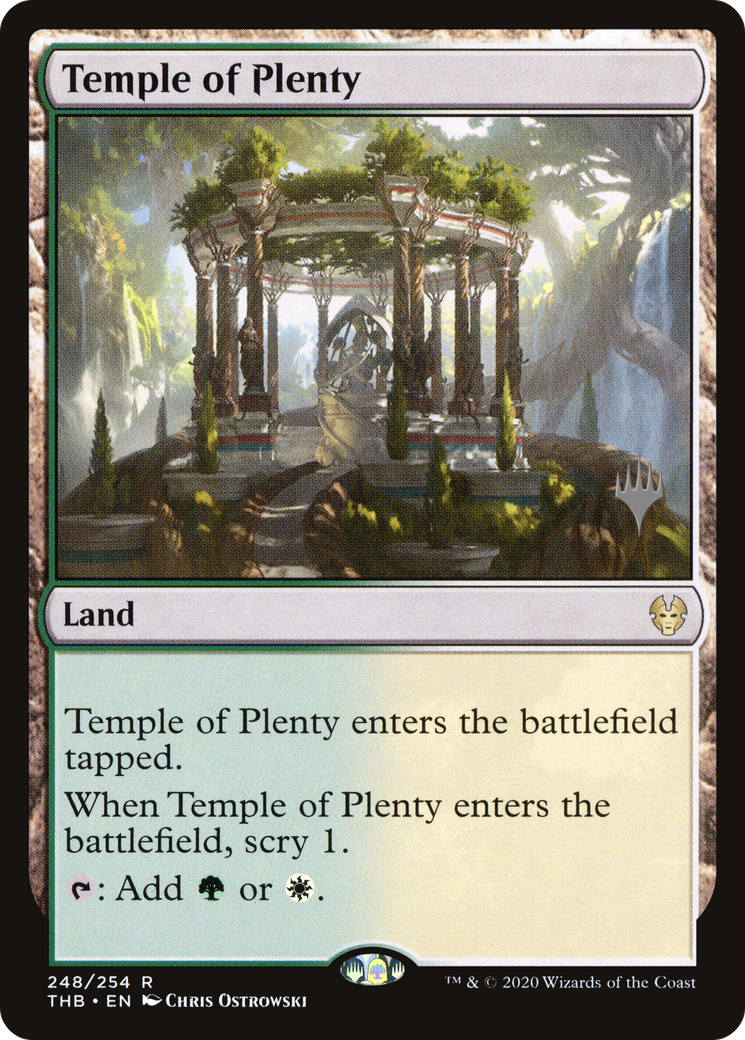 Temple of Plenty (PPTHB-248) - Theros Beyond Death Promos Foil