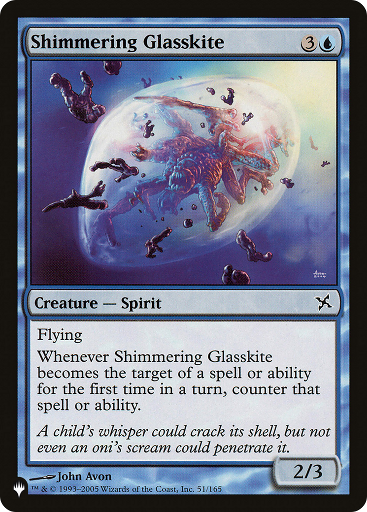 Shimmering Glasskite (LIST-BOK-51) - The List