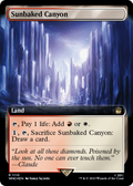 Sunbaked Canyon (Extended Art) (Surge Foil) (WHO-1110) - Doctor Who: (Extended Art) Foil