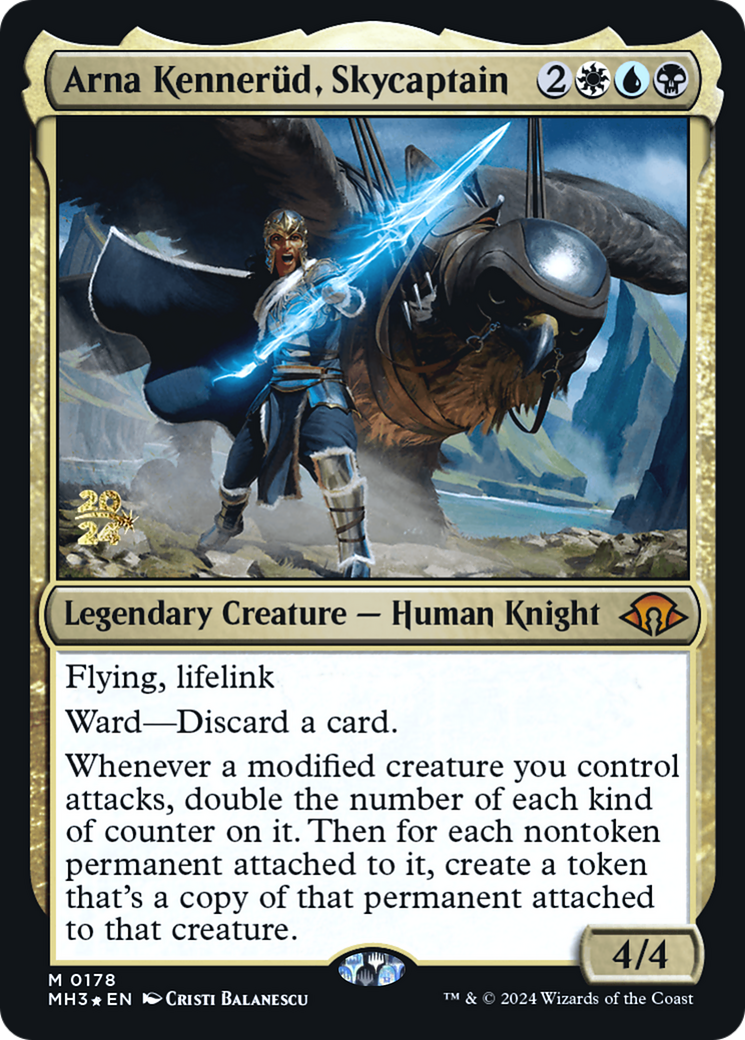 Arna Kennerud, Skycaptain (PRE-178) - Modern Horizons 3 Promos Foil