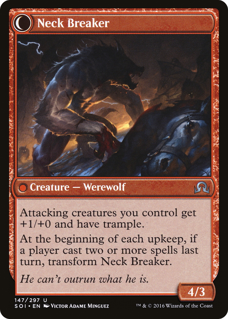 Breakneck Rider (SOI-147) - Shadows over Innistrad: (Double Faced Transform)