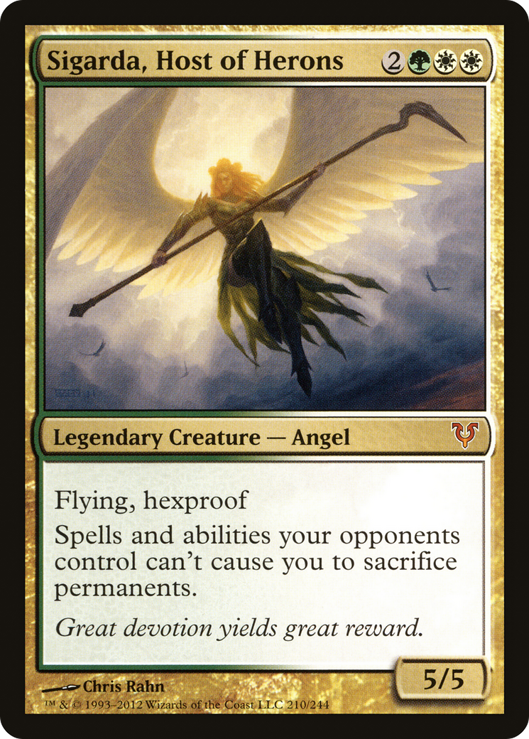 Sigarda, Host of Herons (AVR-210) - Avacyn Restored Foil