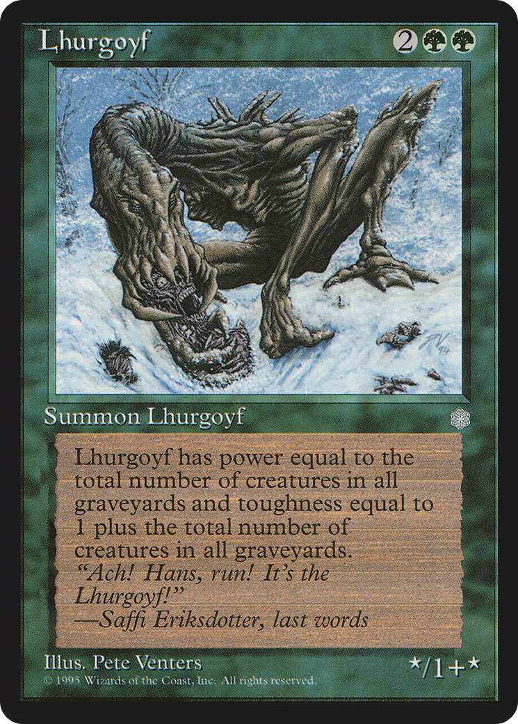 Lhurgoyf (ICE-) - Ice Age