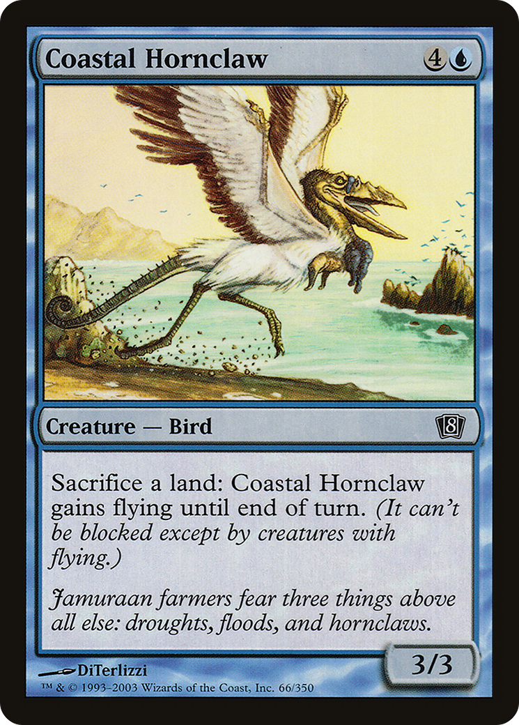 Coastal Hornclaw (8ED-066) - 8th Edition Foil