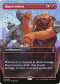 Repercussion (Anime Borderless) (Confetti Foil) (WOT-098) - Wilds of Eldraine: Enchanting Tales Foil