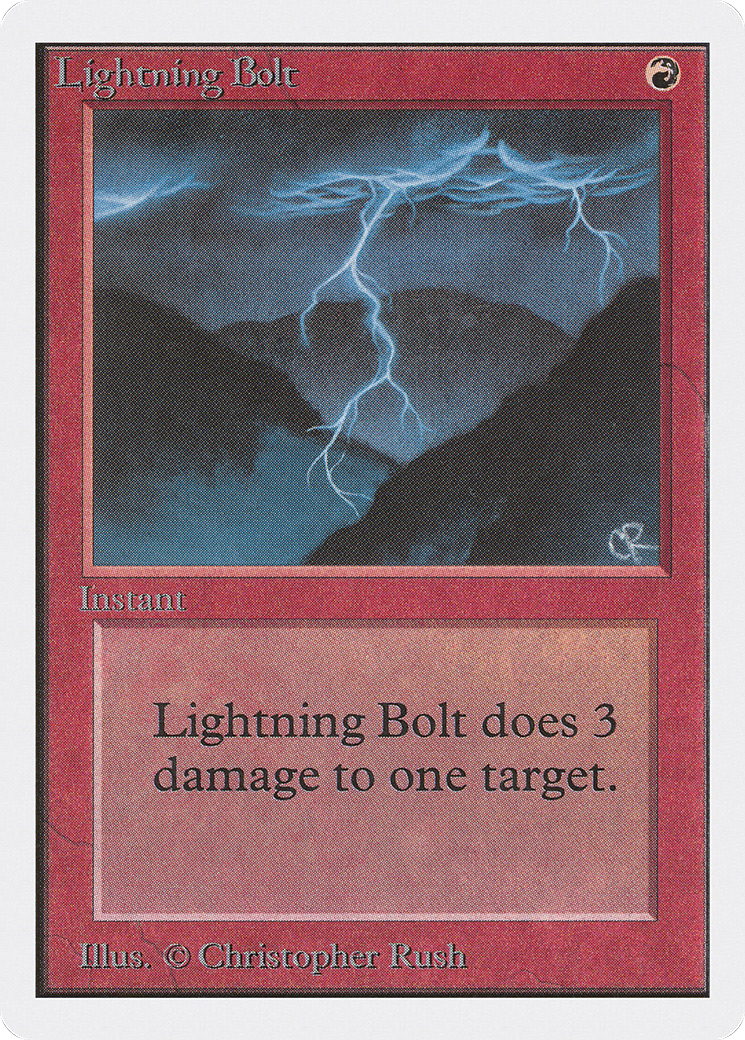 Lightning Bolt (2ED-) - Unlimited Edition