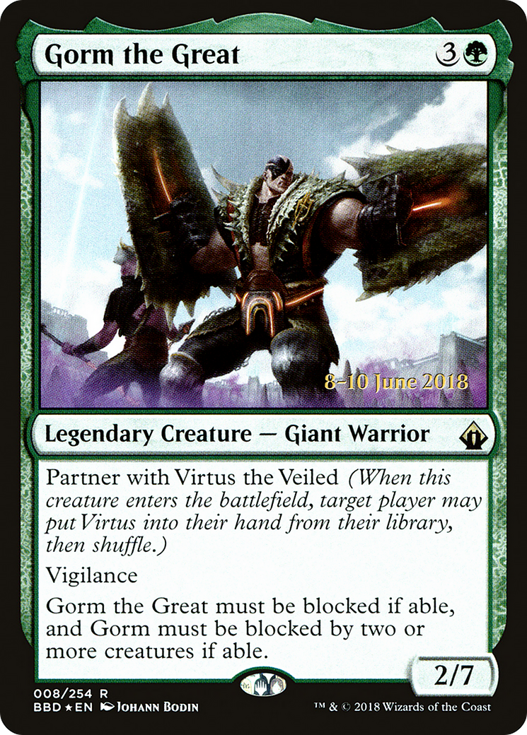 Gorm the Great (LARP-008) - Battlebond Promos Foil