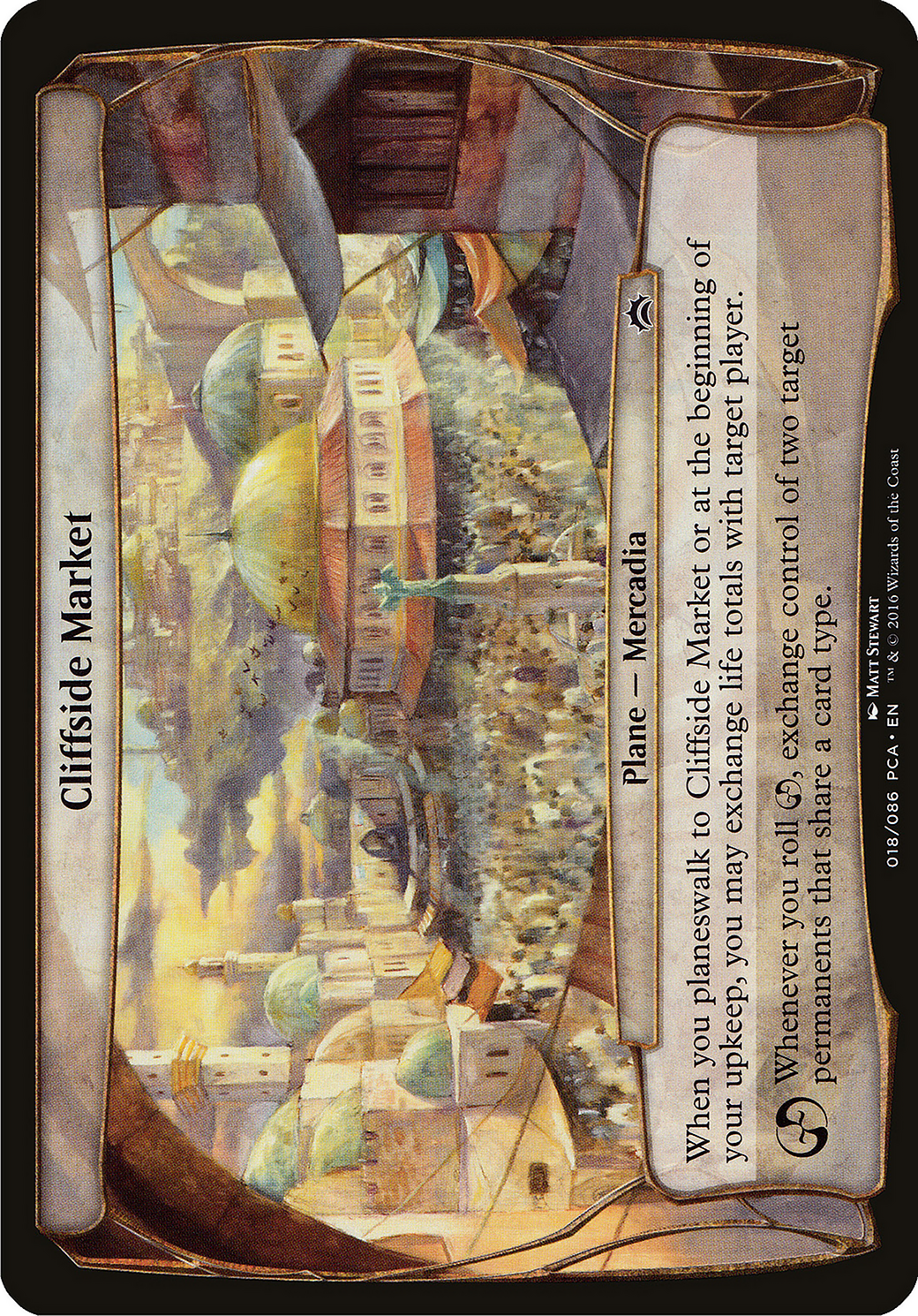 Cliffside Market (Planechase Anthology) (OVER-) - Planechase Anthology Planes