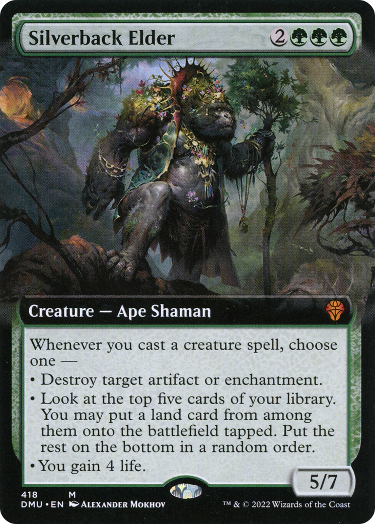 Silverback Elder (Extended Art) (DMU-418) - Dominaria United: (Extended Art) Foil