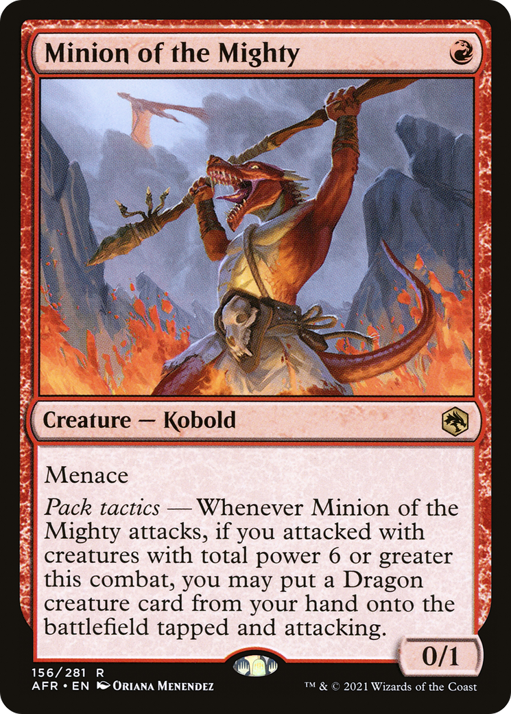 Minion of the Mighty (AFR-156) - Adventures in the Forgotten Realms Foil