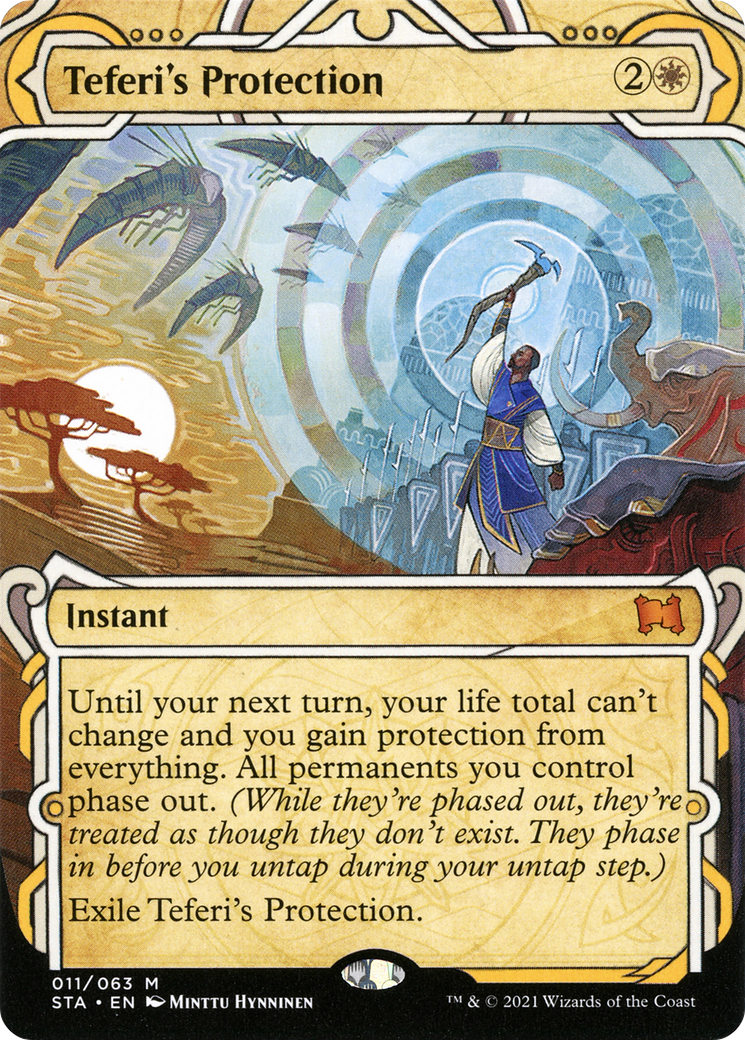JPN Teferi's Protection (STA-011) - Strixhaven Mystical Archive: (Showcase) (Borderless) Teferi's Protection (STA-011) - Strixhaven Mystical Archive: (Showcase) (Borderless)